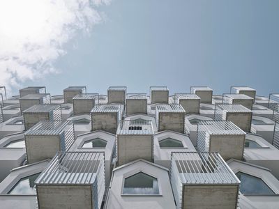 huts on the wall