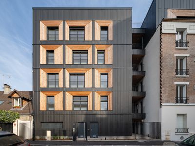 Social housing window frames