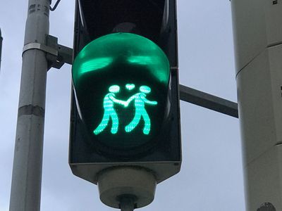 Traffic light in Vienna, a livable and lovable city