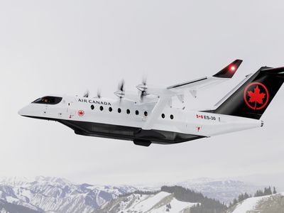 Air Canada electric hybrid aircraft