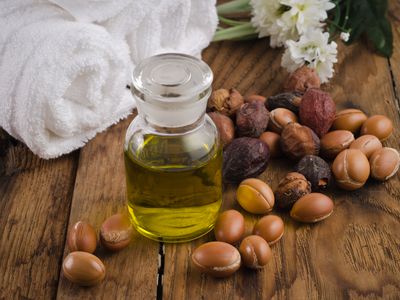 Argan oil with fruits