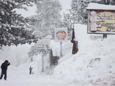 California Hit By Another Winter Storm, Deepening The Already Historic Snowpack In Mountain Regions