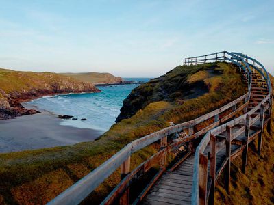 coastline and walkway