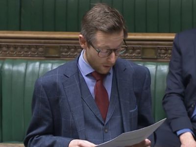 Duncan Baker reading his bill in Parliament