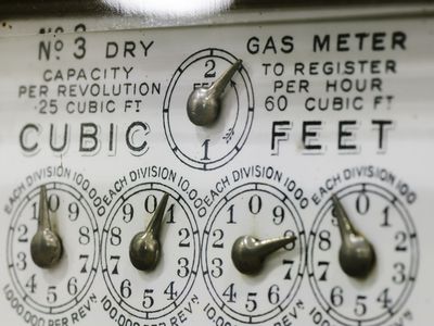 old fashioned Gas meter 