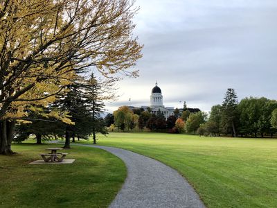 Maine State Capital building in Augusta, Maine