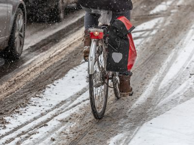 Bike in snow