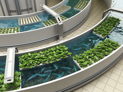 Aquaponics system