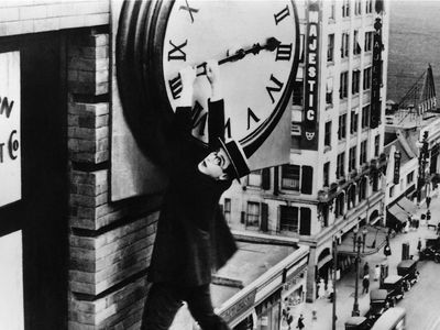 Harold Lloyd stopping time