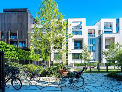 The future: low rise multifamily with bikes