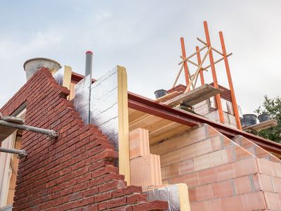 British cavity wall with insulation