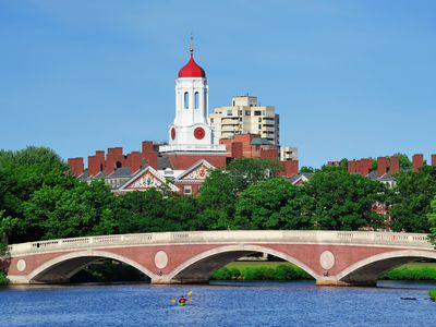 Harvard University clock tower