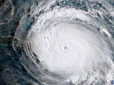 Satellite image of Hurricane Irma