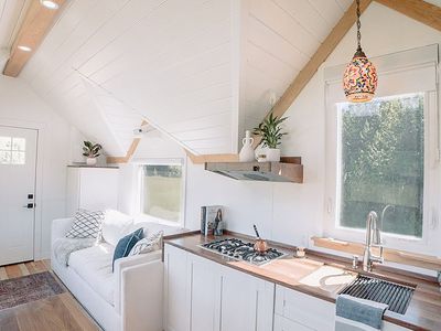 Macdonald tiny house by Fritz Tiny Homes interior