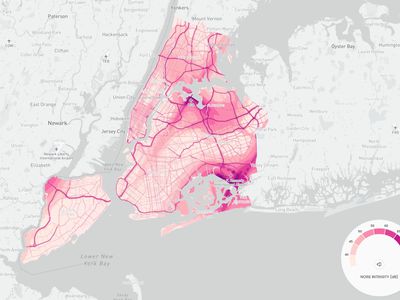 New York City noise map