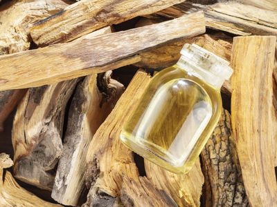 palo santo oil, top view - Bursera graveolens