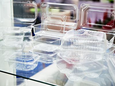 Plastic disposable food containers