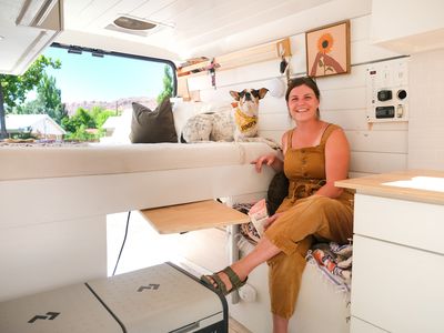 Sunflower van conversion Dyllan interior