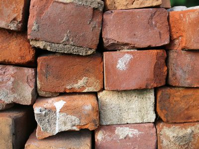 Brick from salvaged chimney