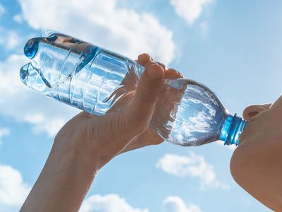 Woman drinking water