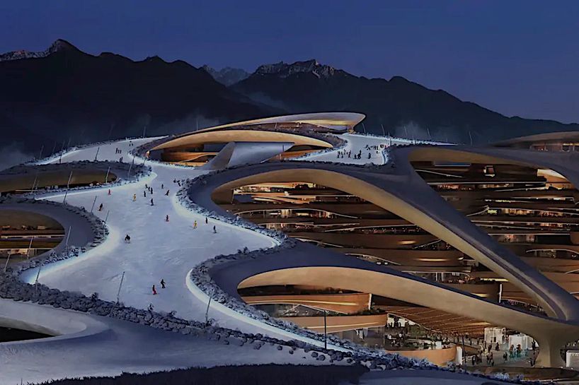 Zaha Hadid ski resort in Trojena